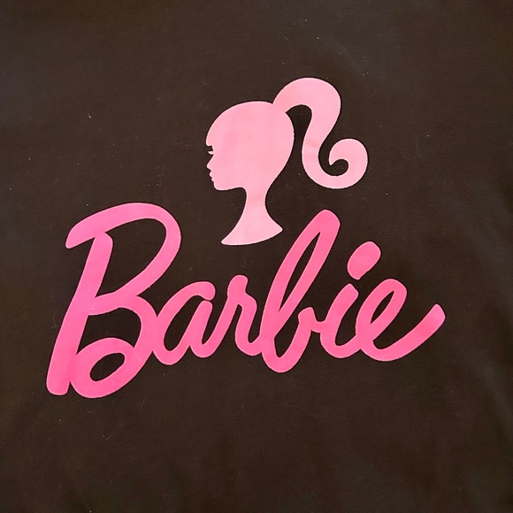 Girls Barbie Hoodie, EUC, Size Kids Large (14) - Picture 3 of 8